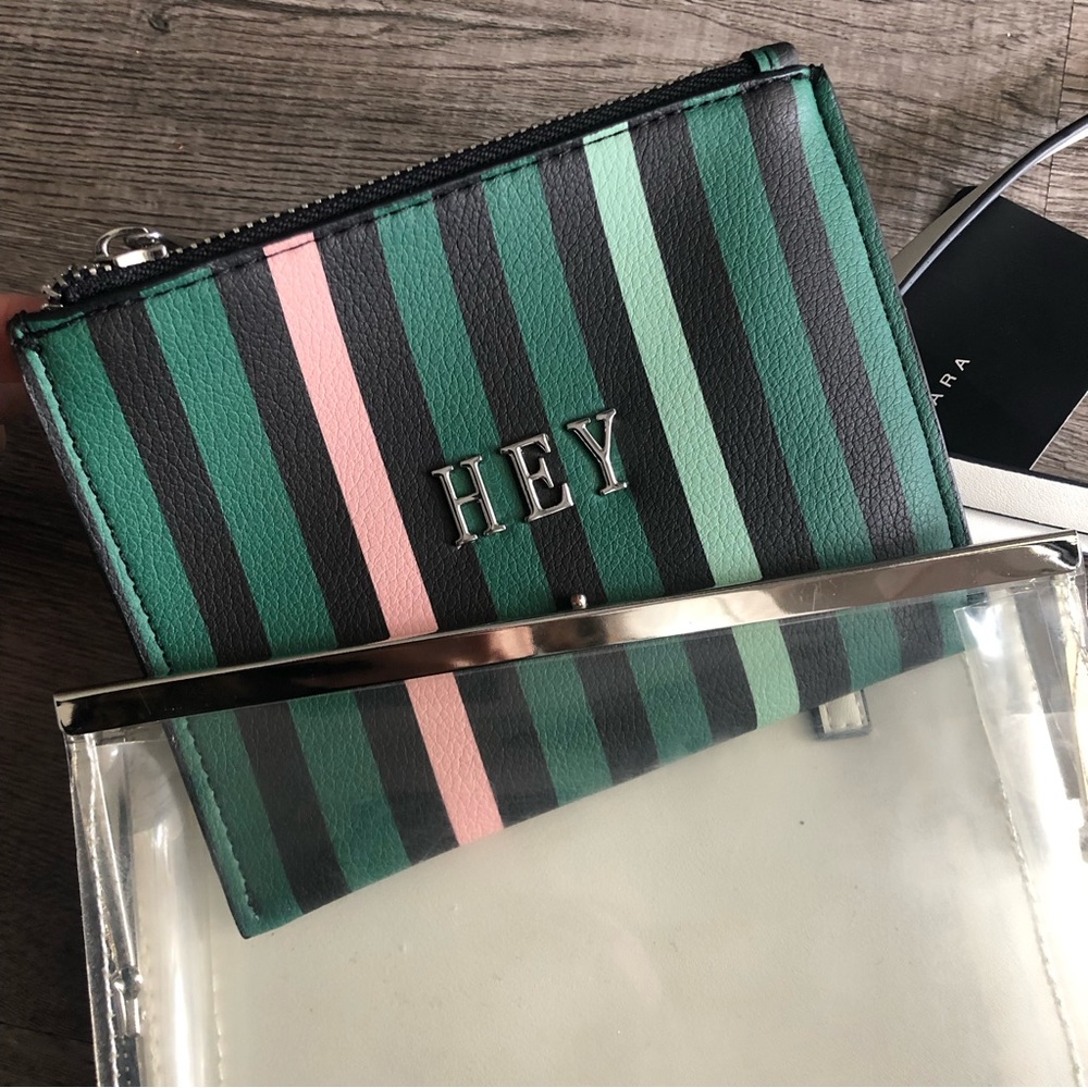 RARE ✨NWT ZARA Clear Vinyl Crossbody HEY Bag - Picture 4 of 15